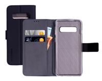 Premium Wallet TPU Case Samsung Galaxy S10 - Smartphonehoesje - Booktype - PU leer - inclusief pashouder - zwart - thumbnail