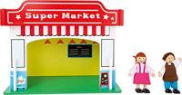 Speelhuis supermarkt met accessoires - thumbnail