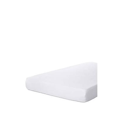Cinderella Hoeslaken standaard stretch molton 120x200 (01) white
