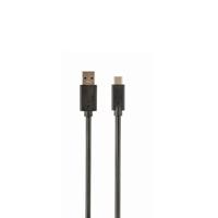 Gembird CCP-USB3-AMCM-1M 1m USB C USB A Zwart USB-kabel - thumbnail
