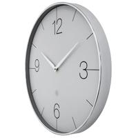 NeXtime - Wandklok 51cm-Stil-Chroom|Groen-Plastic-nXt 'Finesse Large' - thumbnail