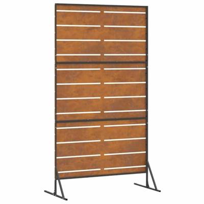 VidaXL Privacyscherm grijs 100 x 50 x 180 cm cortenstaal VidaXL Privacyscherm grijs 100 x 50 x 180 cm cortenstaal
