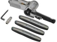 VidaXL Luchtdruk/pneumatische schuurmachine met 3 banden - thumbnail