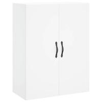 Wandkast 69,5x34x90 cm bewerkt hout wit - thumbnail