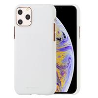 MERCURY GOOSPERY SOFE gevoel TPU schokbestendig en kras Case voor iPhone 11 Pro (wit) - thumbnail