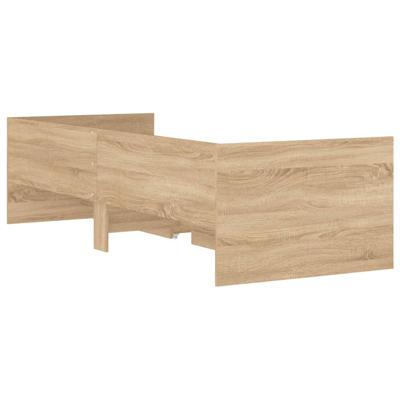 Bedframe sonoma eikenkleurig 75x190 cm Small Single