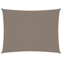 VidaXL Zonnescherm rechthoekig 6x8 m oxford stof taupe - thumbnail