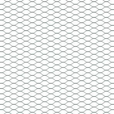 VidaXL Hexagon hek groen 1 x 50 m pvc