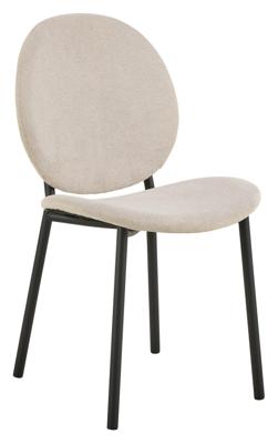 Bendt Eetkamerstoel 'Vic' Geweven stof, kleur Beige Bendt Eetkamerstoel 'Vic' Geweven stof, kleur Beige