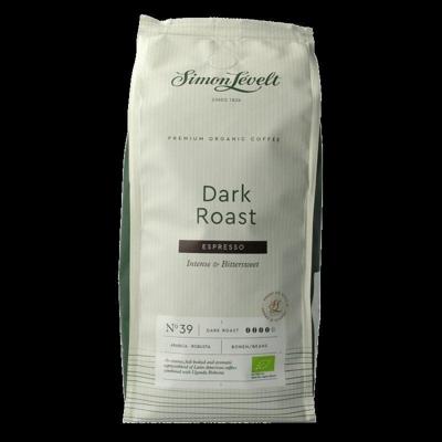 Simon Levelt Cafe N39 espresso dark roast bio 500 Gram