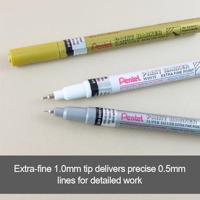 Viltstift pentel mfp10 rond 0.7mm goud | 12 stuks - thumbnail