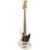 Fazley Sunset Series Jellyfish 5 Olympic White 5-snarige elektrische basgitaar met gigbag