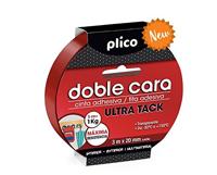 Dubbelzijdig plakband PLICO Ultra Tack Transparant - thumbnail