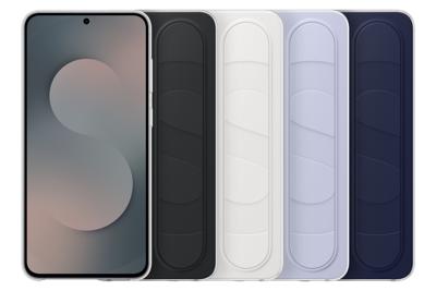 Samsung Standing Grip Case voor Galaxy S25 FE Telefoonhoesje Wit