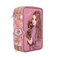 TOPModel Floral 3-vaks etui - thumbnail