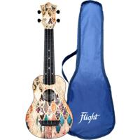 Flight Travel Series TUS40 Granada travel sopraan ukelele met gigbag - thumbnail