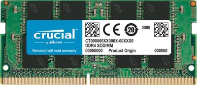 Crucial CT16G4SFRA32A Werkgeheugenmodule voor laptop DDR4 16 GB 1 x 16 GB Non-ECC 3200 MHz 260-pins SO-DIMM CL22 CT16G4SFRA32A