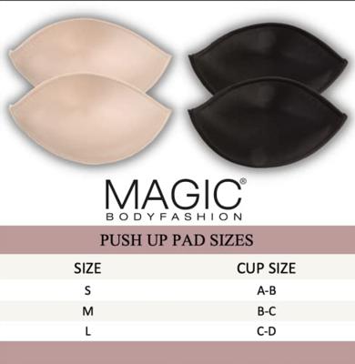 Magic Bodyfashion BH vulling pads Push up - Water-Soft Push up Pads - siliconen