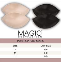 Magic Bodyfashion BH vulling pads Push up - Water-Soft Push up Pads - siliconen - thumbnail