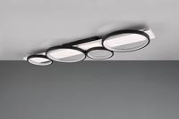 Trio Leuchten Plafondlamp Medera 4 lichts L 100 cm wit zwart - thumbnail