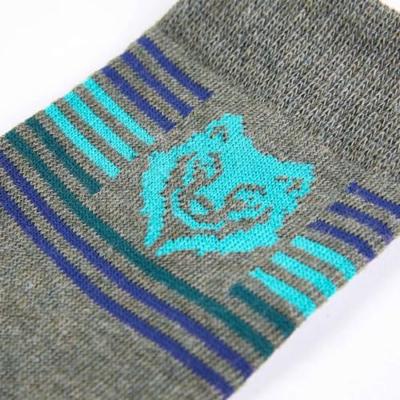 Kindersokken 5 paar leeuwenprint EU 30-34