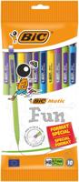 Bic Matic vulpotlood Fun 0,7 mm, ophangzakje van 10 stuks - thumbnail