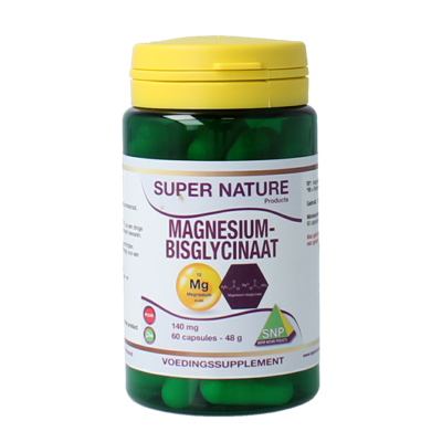 SNP Magnesium bisglycinaat 140mg 60 Capsules SNP Magnesium bisglycinaat 140mg 60 Capsules