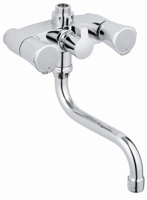 Grohe Costa L Douchekraan Met Omstel 12 cm Hartafstand Chroom Grohe Costa L Douchekraan Met Omstel 12 cm Hartafstand Chroom
