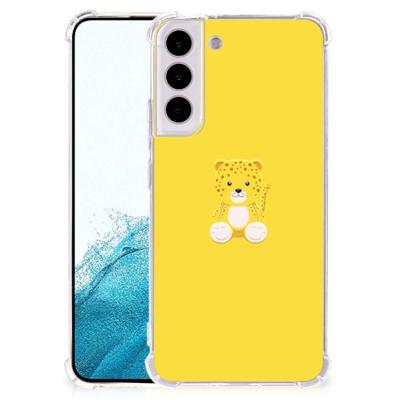 Samsung Galaxy S22 Plus Stevig | Bumper Hoesje | Baby Leopard Samsung Galaxy S22 Plus Stevig | Bumper Hoesje | Baby Leopard