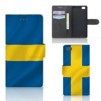 Huawei Ascend P8 Lite | Bookstyle Case | Zweden - thumbnail