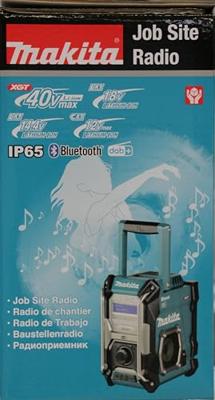 Makita accu bouwradio - MR004GZ - FM DAB/DAB+ - bluetooth - excl. accu en lader - in doos