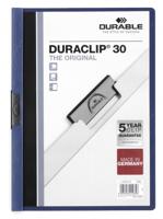 Durable Klemmap DURACLIP 30 - 2200 220007 DIN A4 Donkerblauw - thumbnail