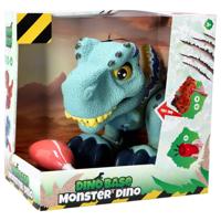 Dinobase Monster Dino + Licht en Geluid Blauw - thumbnail