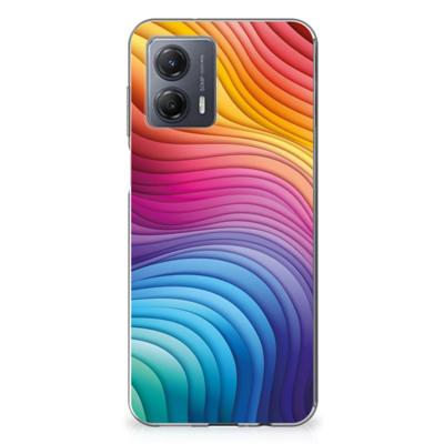 TPU Hoesje voor Motorola Moto G53 Regenboog TPU Hoesje voor Motorola Moto G53 Regenboog