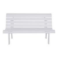 Granny 2-zits houten tuinbank wit - thumbnail