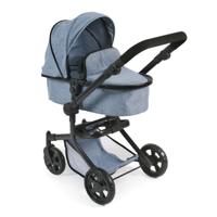 Combi-poppenwagen Mika - Blue Jeans - thumbnail