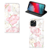 Apple iPhone 11 Pro Smart Cover Lovely Flowers - thumbnail