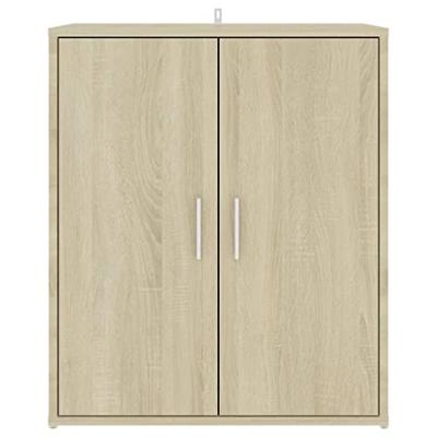 Schoenenkast 60x35x70 cm bewerkt hout sonoma eikenkleurig