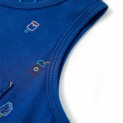 VidaXL Kindertopje 128 donkerblauw