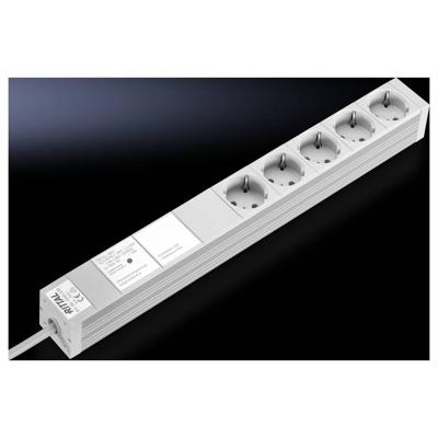Rittal DK 7240.230 Stekkerdoos Vijfvoudig, Met onstoringsfilter, Met overspanningsbeveiliging Metaal Zwart 1 stuk(s) Rittal DK 7240.230 Stekkerdoos Vijfvoudig, Met onstoringsfilter, Met overspanningsbeveiliging Metaal Zwart 1 stuk(s)