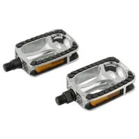 Simson pedalen set Elegant 9/16 inch zilver/zwart - thumbnail