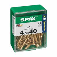 Schroefdoos SPAX Houten schroef Platte kop (4,5 x 40 mm) - thumbnail