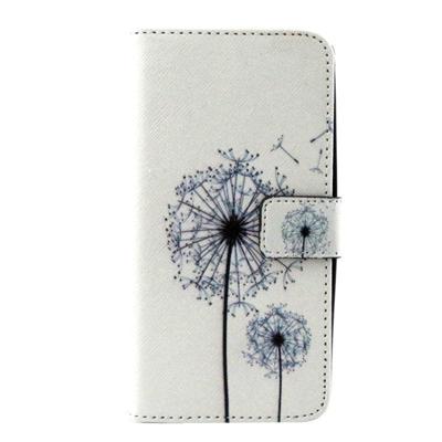Dandelion patroon Horizental Flip lederen hoesje met houder & opbergruimte voor pinpassen & portemonnee voor LG Magna / H502