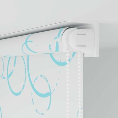 VidaXL Rolgordijn voor douche 100x240 cm bubbel