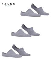 FALKE 3-paar unisex Footies die niet afzakken - Cool Kick - Kousenvoetjes voor dames en heren - Sokken in loafers - Anti-slip - thumbnail