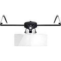 TOOLCRAFT TO-5137812 Loepbril Met LED-verlichting Vergrotingsfactor: 1.5 x, 2.5 x, 3.5 x Lensgrootte: (l x b) 74 mm x 35 mm Helder, Wit - thumbnail