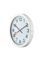 NeXtime ne-3998ar wandklok dia. 19 cm, geborsteld aluminium, &apos;station&apos; - thumbnail
