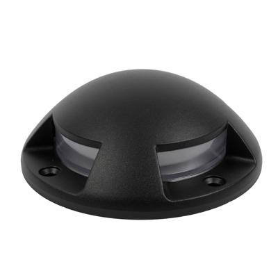 Star 4-lichts Grondspot Zwart