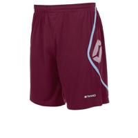 Stanno 420117 Pisa Short - Maroon-Sky Blue - S - thumbnail