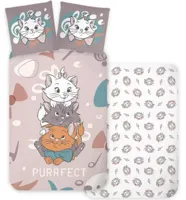 Marie Purrfect Dekbedovertrek 100 x 135 cm - Katoen - 40 x 60 cm - thumbnail